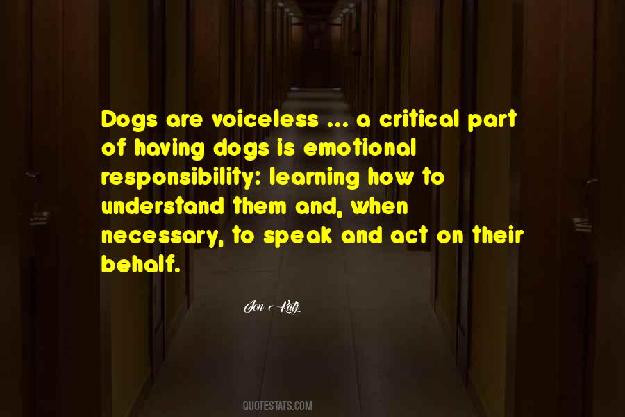 Quotes About Voiceless #1087069