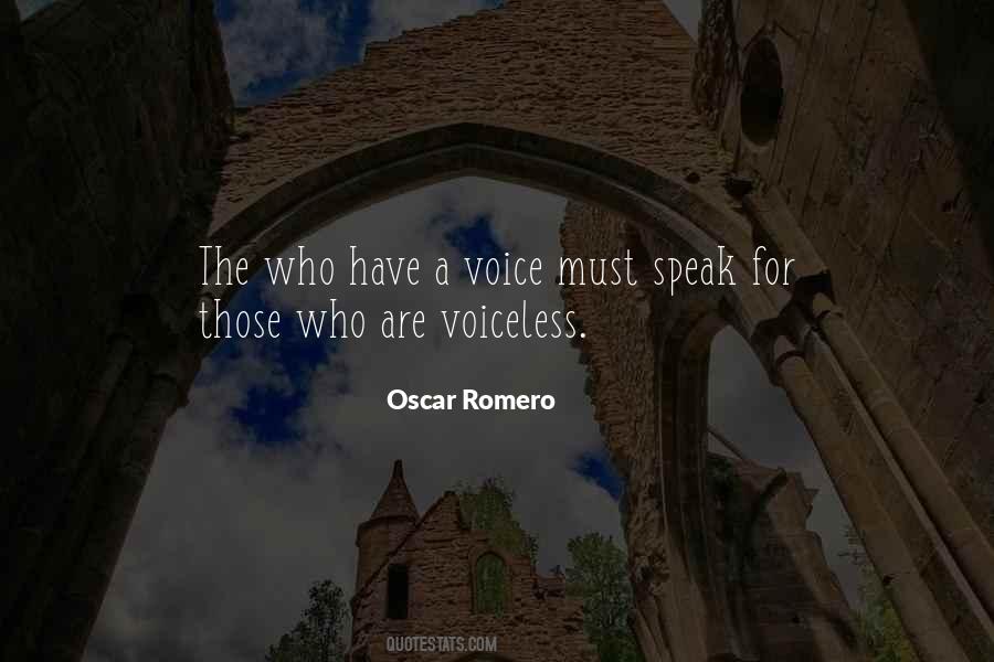 Quotes About Voiceless #880100