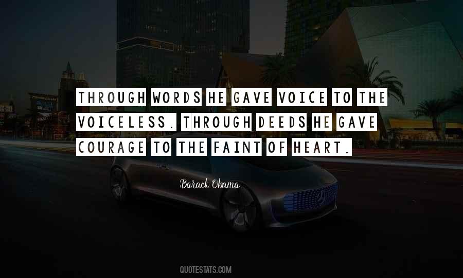 Quotes About Voiceless #933850