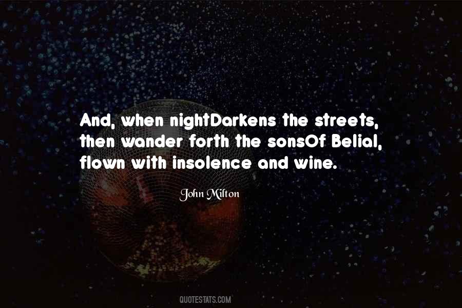 Quotes About Streets At Night #1865236