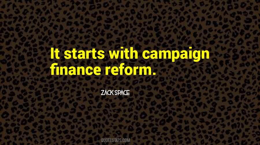 Quotes About Campaign Finance #1216732