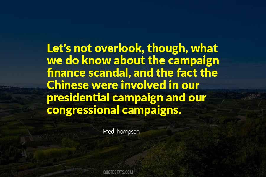 Quotes About Campaign Finance #803182