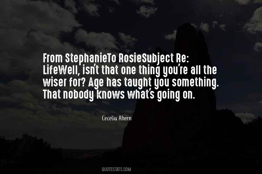 Quotes About Rosie #547188