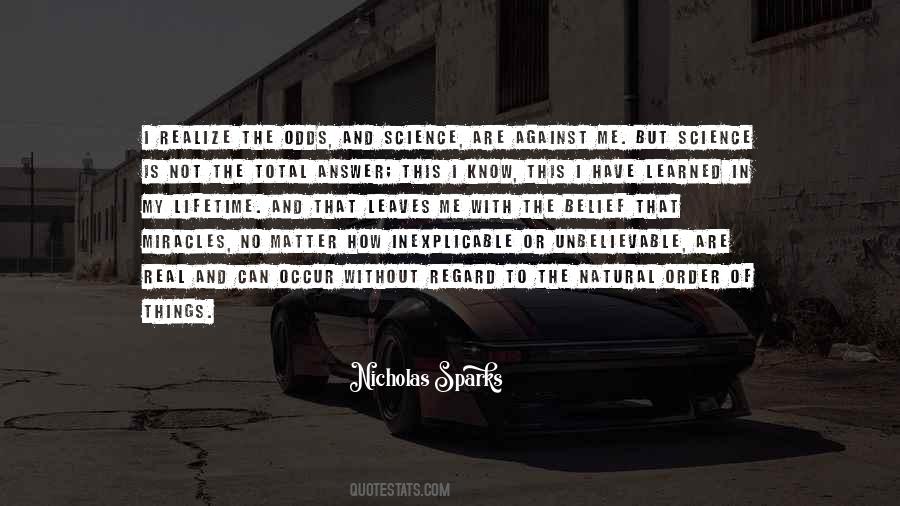 Matter Of Science Quotes #892437