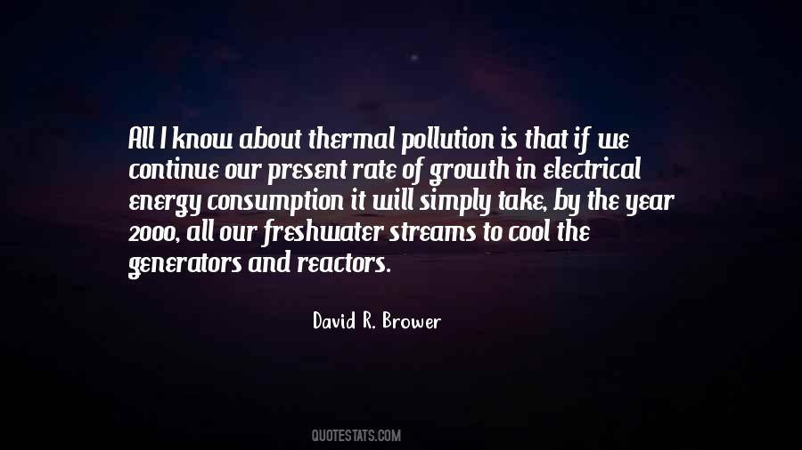 Quotes About Thermal Pollution #1645405