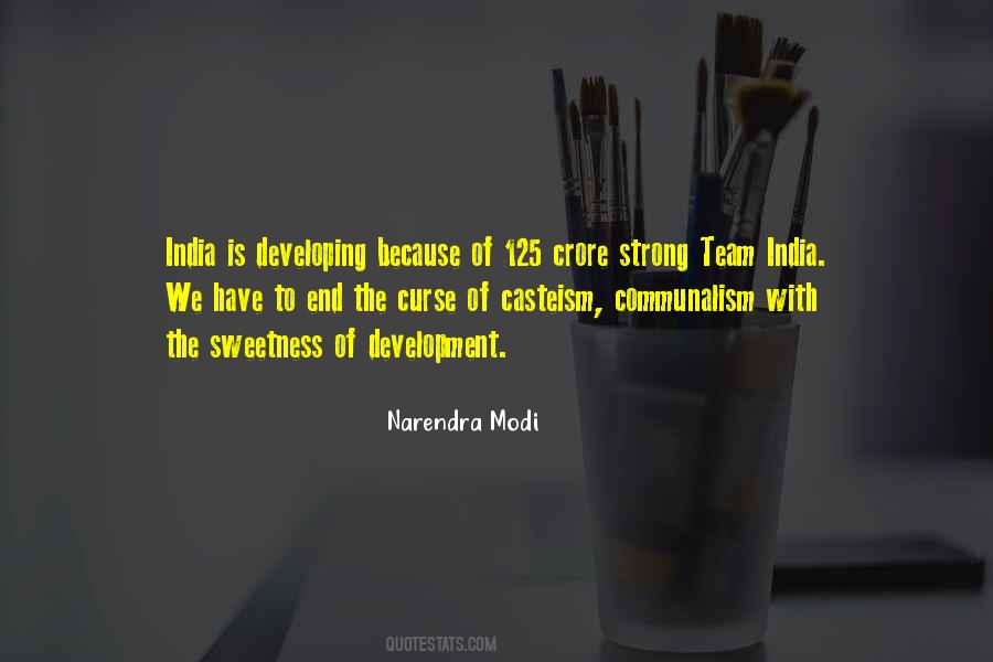 Quotes About India Development #1252140