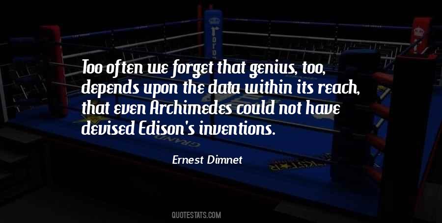 Quotes About Edison #1592900