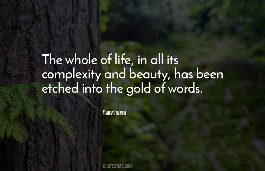 Quotes About Complexity Of Life #908477