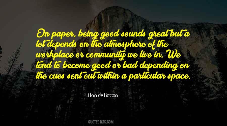 Quotes About Bad Atmosphere #1094152