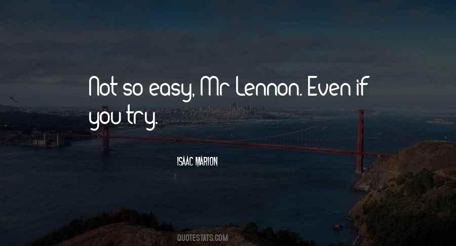 Quotes About Lennon #1249169