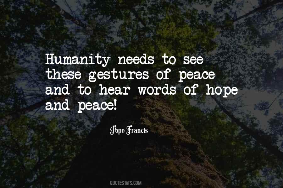 Quotes About Hope And Peace #1712570