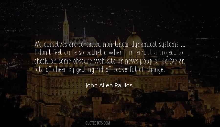 Quotes About Linear Systems #999306