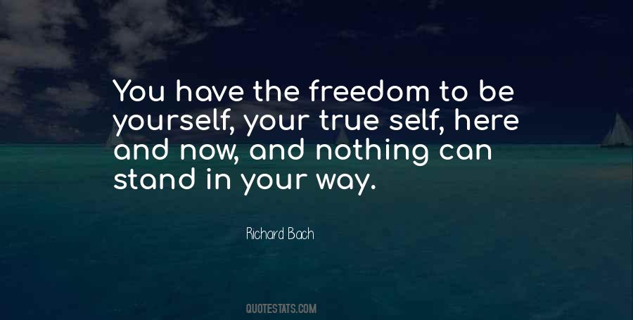 Quotes About Freedom To Be Yourself #1392870