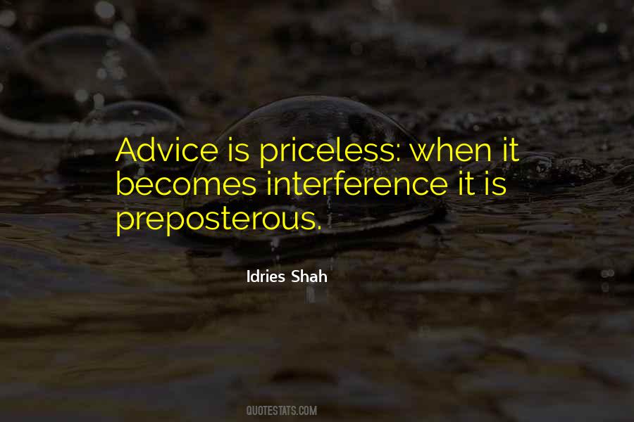 Quotes About Interference #1172509