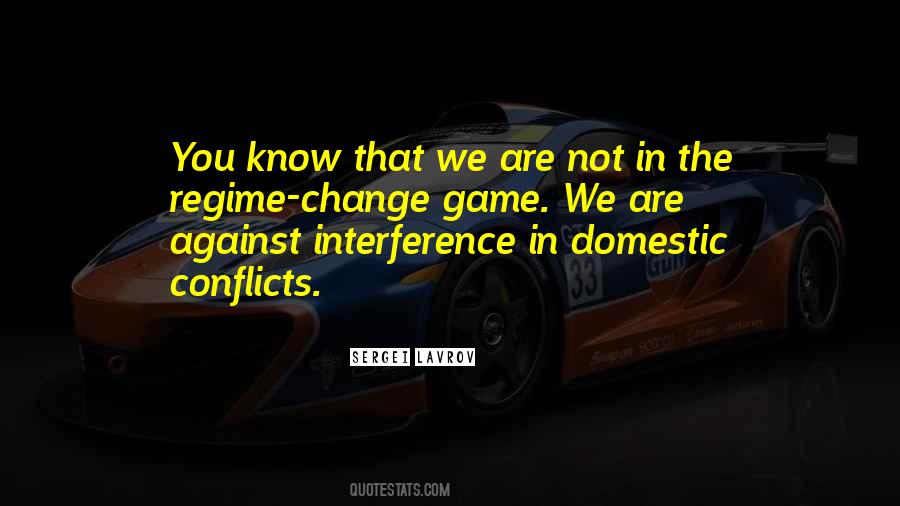 Quotes About Interference #1352955