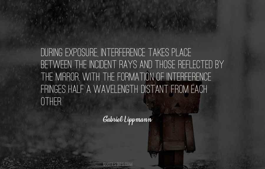 Quotes About Interference #964336