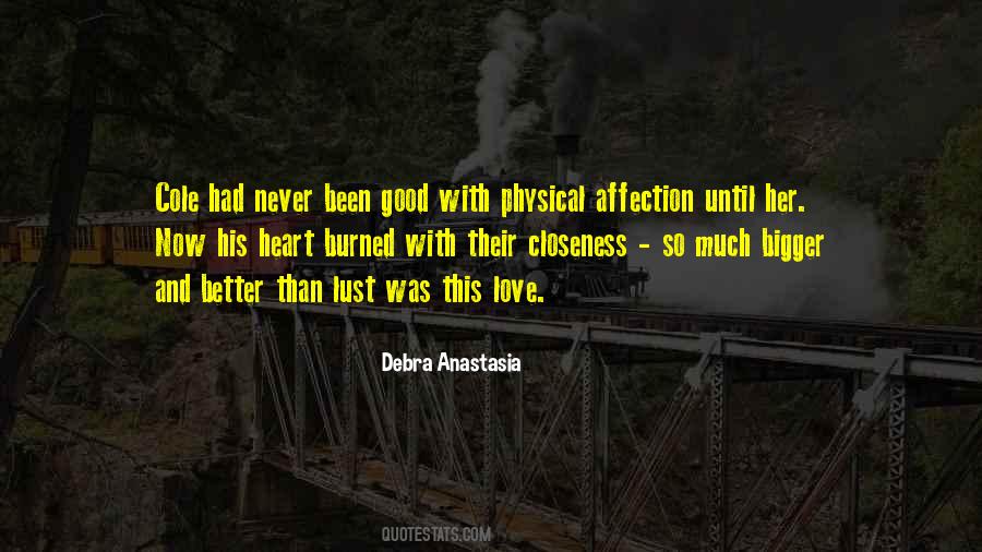 Quotes About Physical Affection #1281488