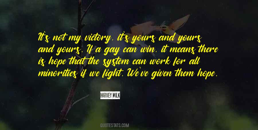 Fight And Win Quotes #802721