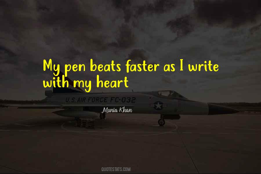 Quotes About Writing From The Heart #1231441