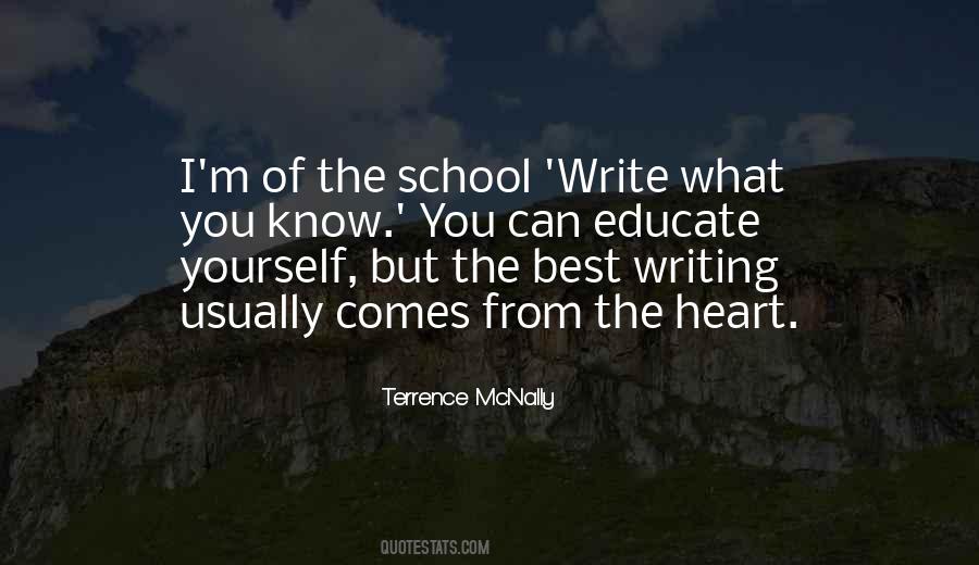 Quotes About Writing From The Heart #1414192