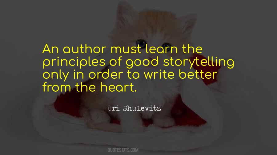 Quotes About Writing From The Heart #325287