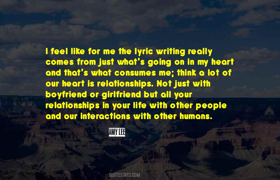 Quotes About Writing From The Heart #353933