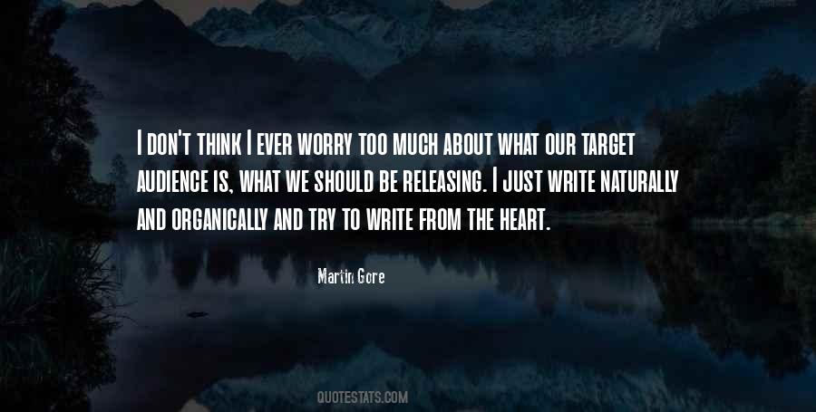 Quotes About Writing From The Heart #541260