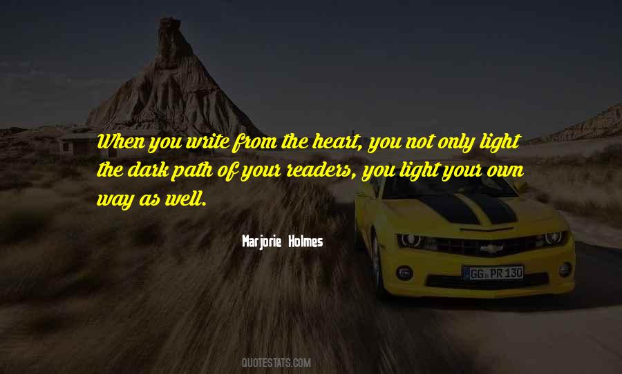 Quotes About Writing From The Heart #575869