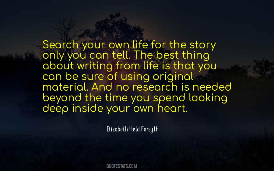 Quotes About Writing From The Heart #69961