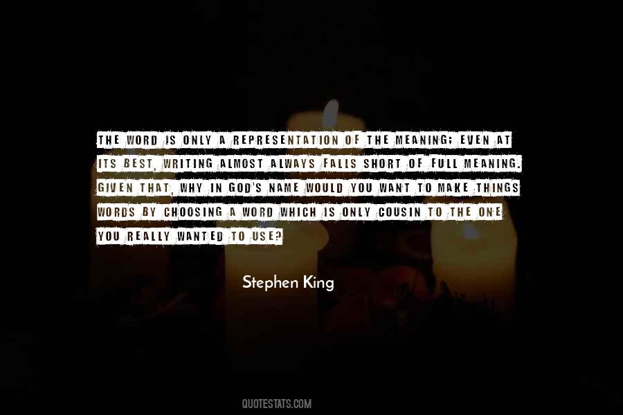 Quotes About Stephen King's Writing #1768810