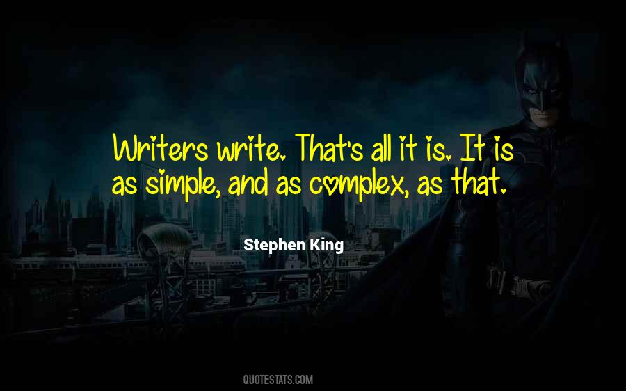 Quotes About Stephen King's Writing #468997