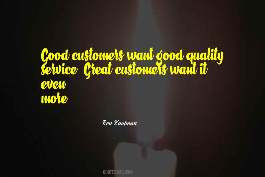 Quotes About Quality Service #1183785