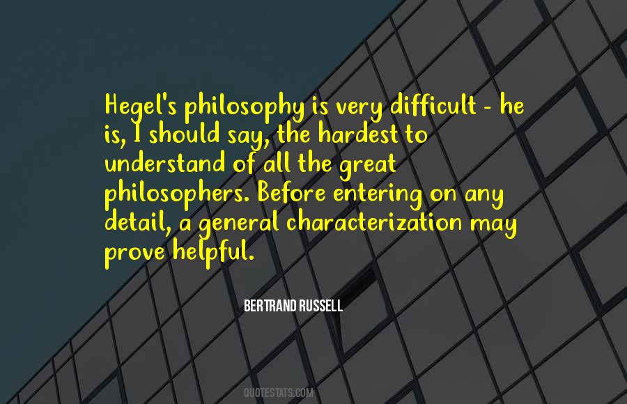 Quotes About Hegel #1232990