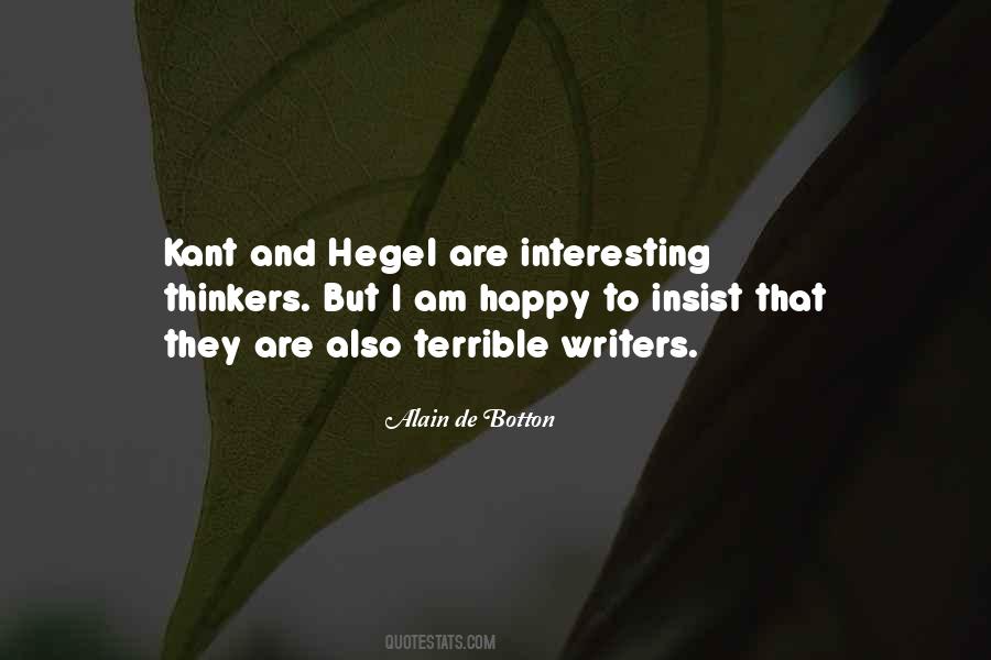 Quotes About Hegel #1556617