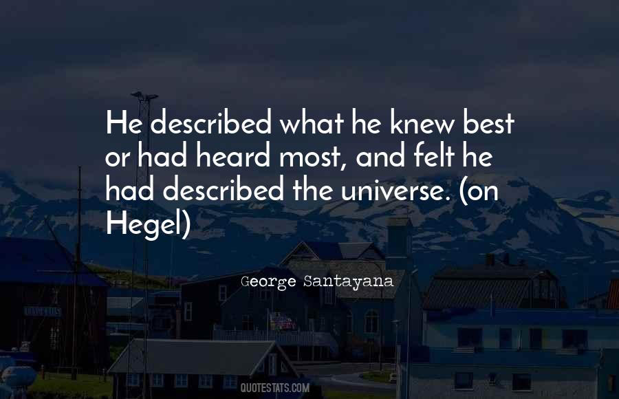 Quotes About Hegel #762237