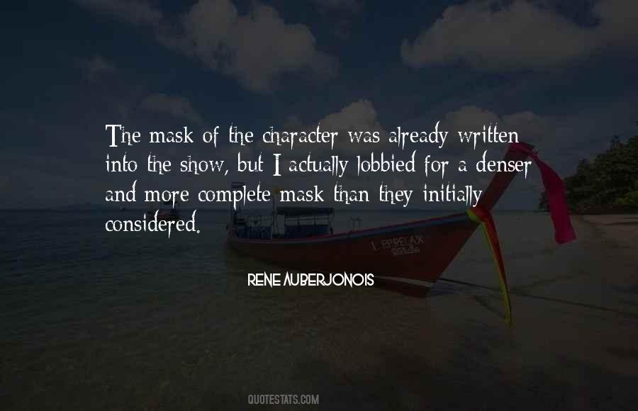Character Was Quotes #1705023