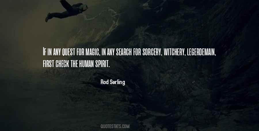 Quotes About Sorcery #1716209