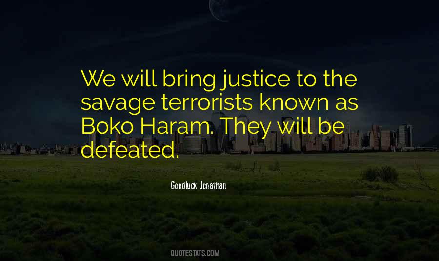 Quotes About Boko Haram #951063