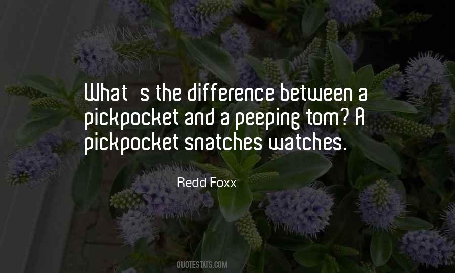 Quotes About Pickpocket #1027033
