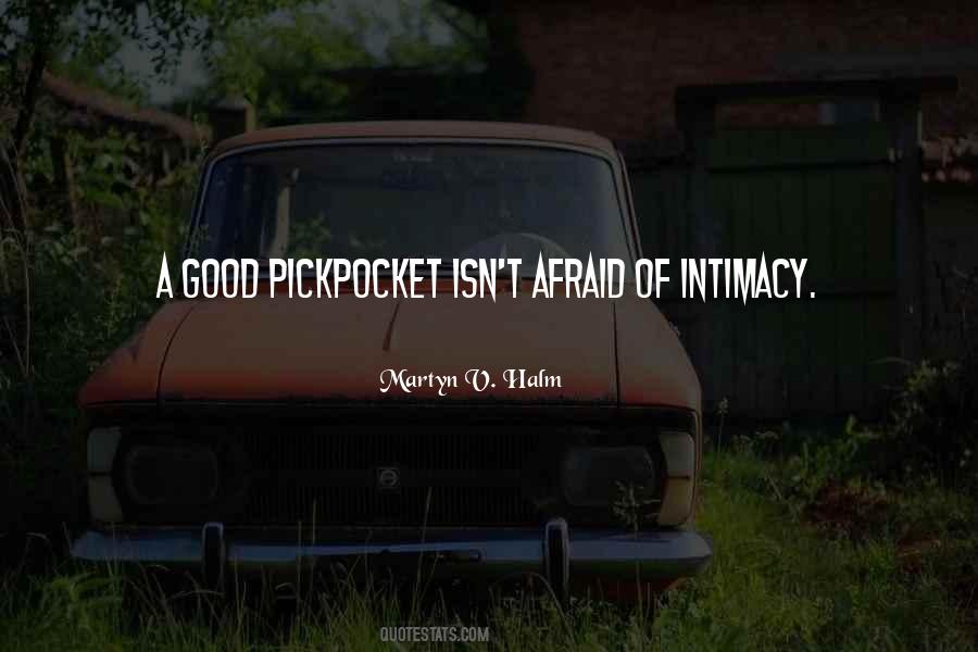 Quotes About Pickpocket #549791