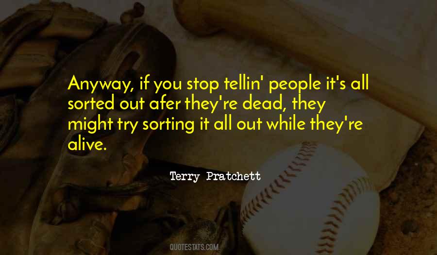 Quotes About Sorting #1620200