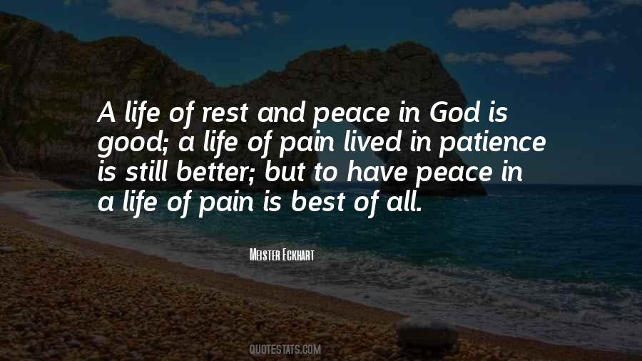 Quotes About Patience And Peace #1420064