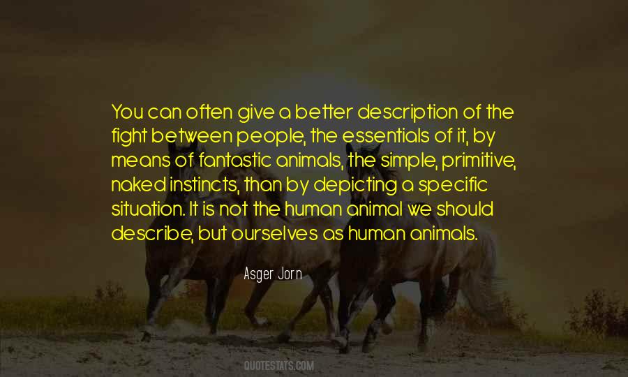 Human Animal Quotes #484476