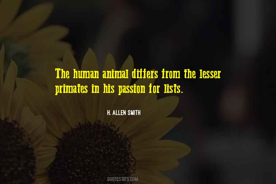 Human Animal Quotes #973042