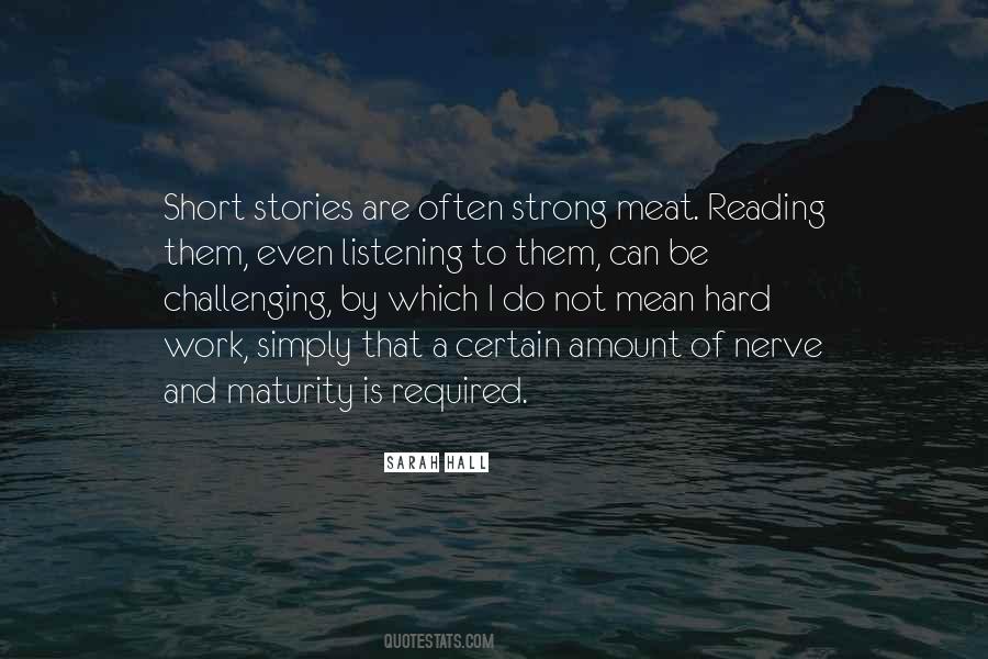 Quotes About Short Stories #1328469