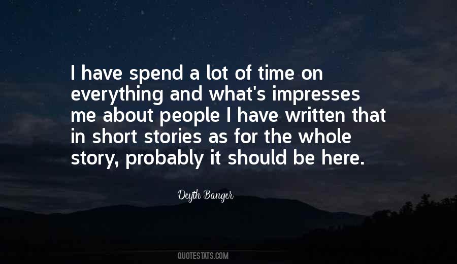 Quotes About Short Stories #1420425