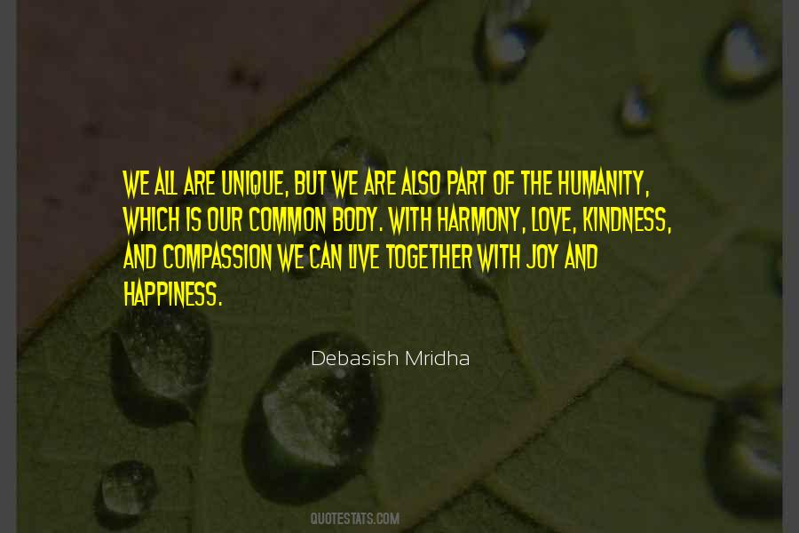 Quotes About Humanity And Compassion #1230599
