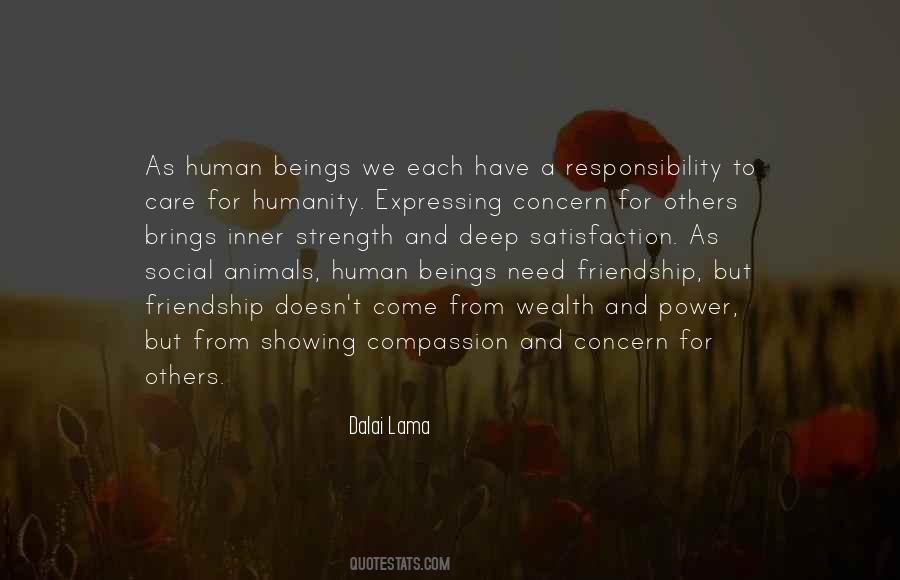 Quotes About Humanity And Compassion #42530