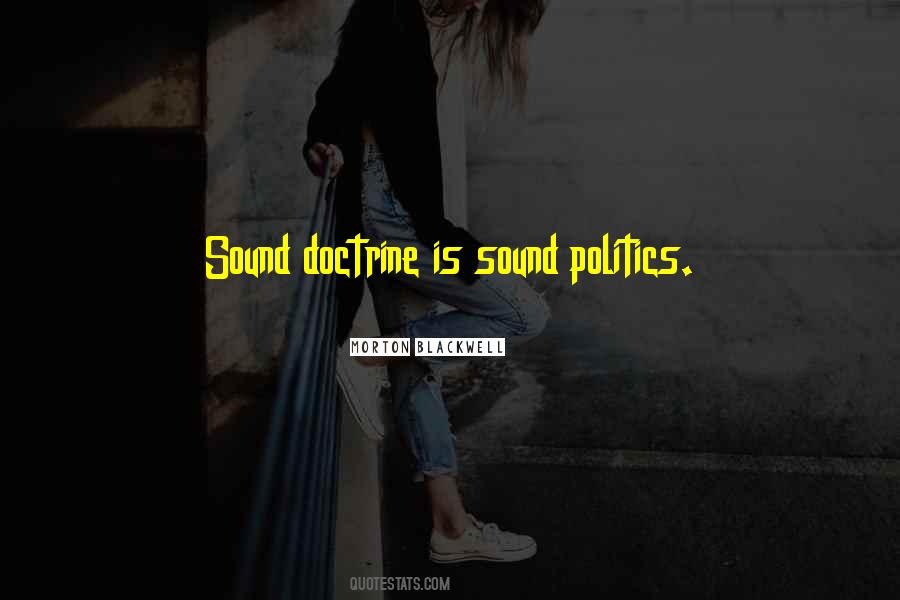 Quotes About Sound Doctrine #195156