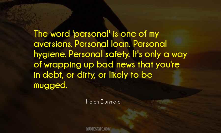 Personal Debt Quotes #1860536